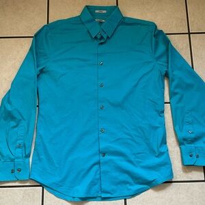 Express Fitted Button Long Sleeved Shirt